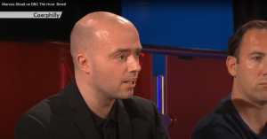Marcus Stead discussing Brexit on The Hour for BBC Wales.