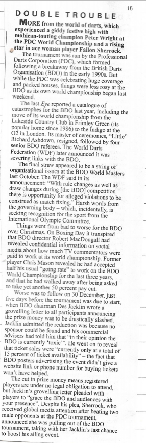 Marcus Stead in Private Eye