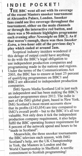 Marcus Stead in Private Eye